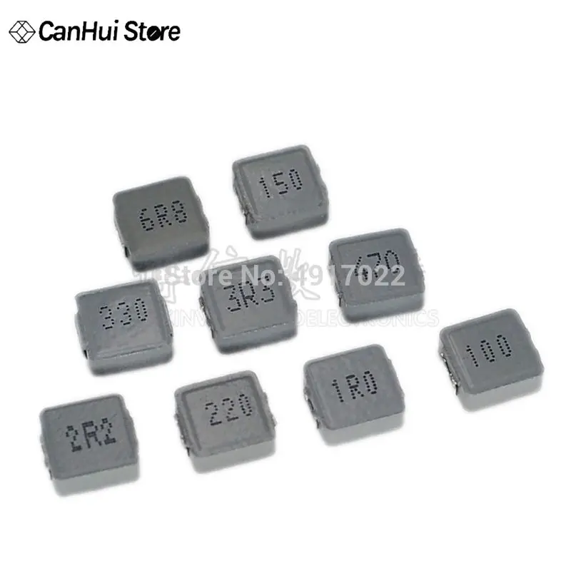 10 шт. Индукторы Мощности SMD 0520 1uH 2 2UH 3 4 7UH 6 8 UH 10uh чип индуктор 5*5*2 1R0 2R2 3R3 4R7 6R8