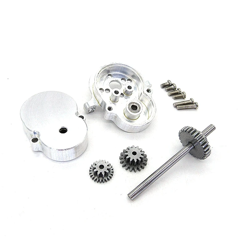 

D12 Metal Gearbox Gear Box Case with Steel Gear Set Spare Accessories for WPL D12 1/10 RC Car Upgrades Parts