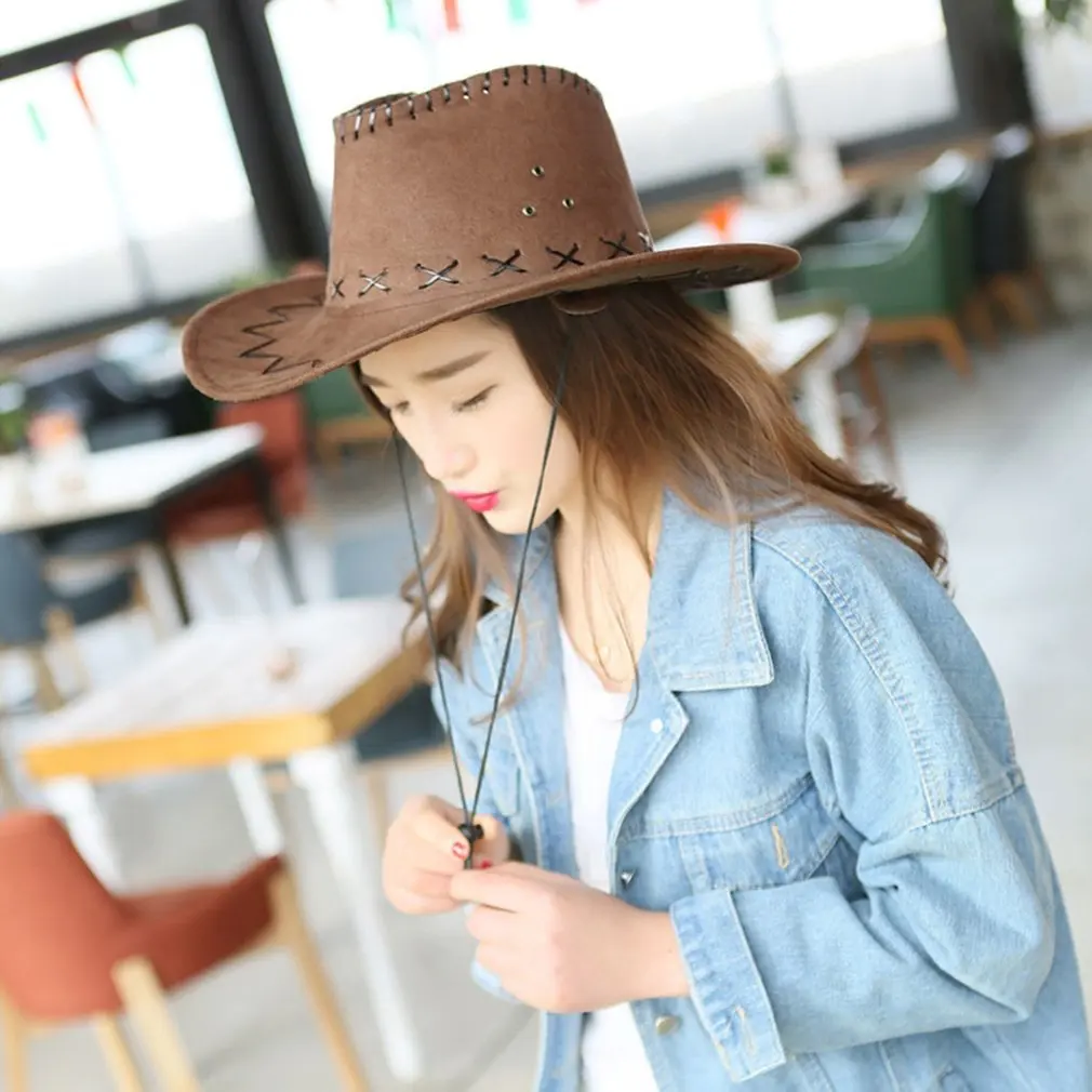 Модный дизайн дышащая мужская и женская шляпа в ковбойском стиле летняя уличная