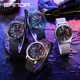 Fashion Men Rim Hub Watch Custom Design Car WristWatch Stainless not Printing Racing Wheel Rim Hub Watch Man Relogio Masculino Other Image