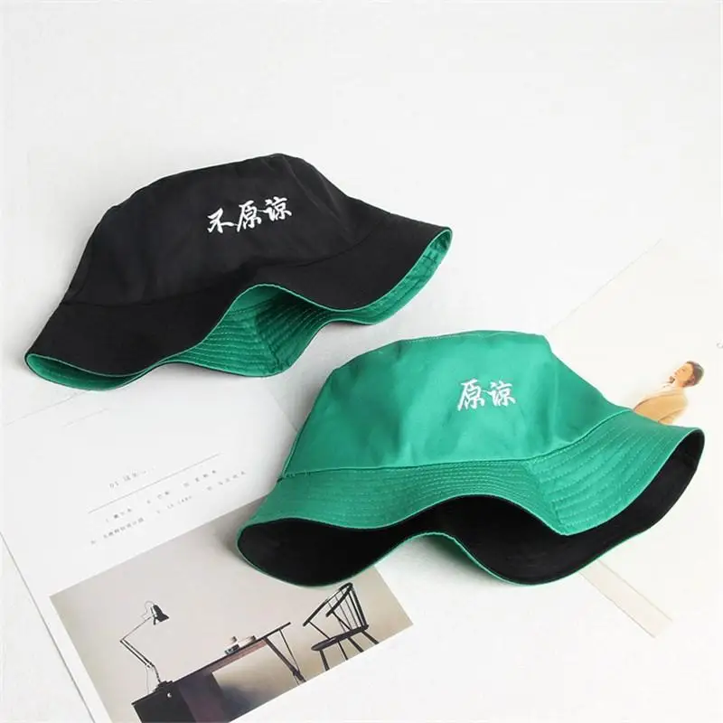 

Панама двусторонняя с зелеными и черными буквами для мужчин и женщин, 472