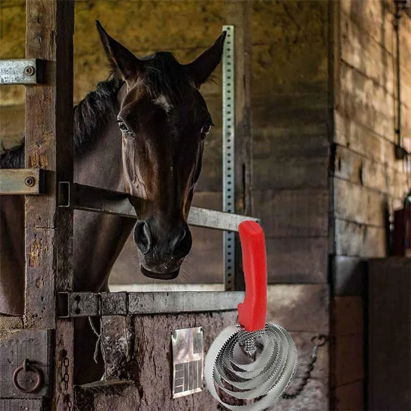 Зубчатая Расческа для домашнего скота скребок пота набор инструментов ухода за