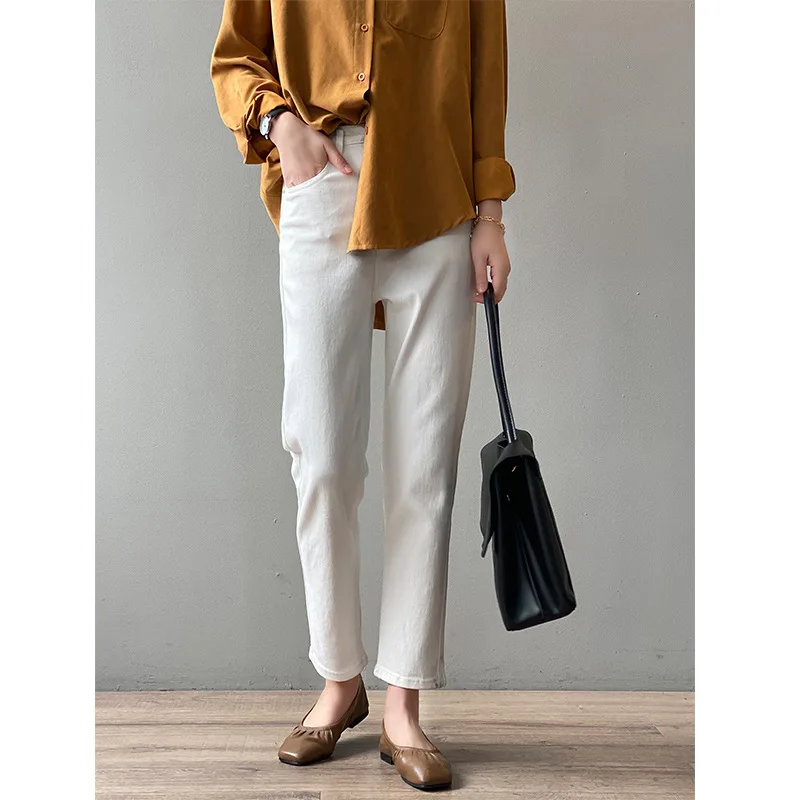 Женские джинсовые брюки лето 8801 #|Узкие джинсы| |