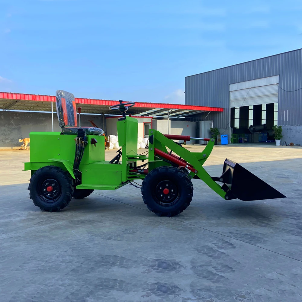 Фронтальный Электрический мини-погрузчик для груза с 4 колесами | Инструменты