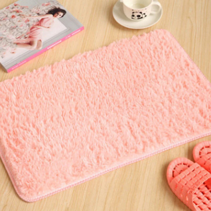 Водопоглощающий коврик из золотого бархата набор мохнатых ковриков для ванной