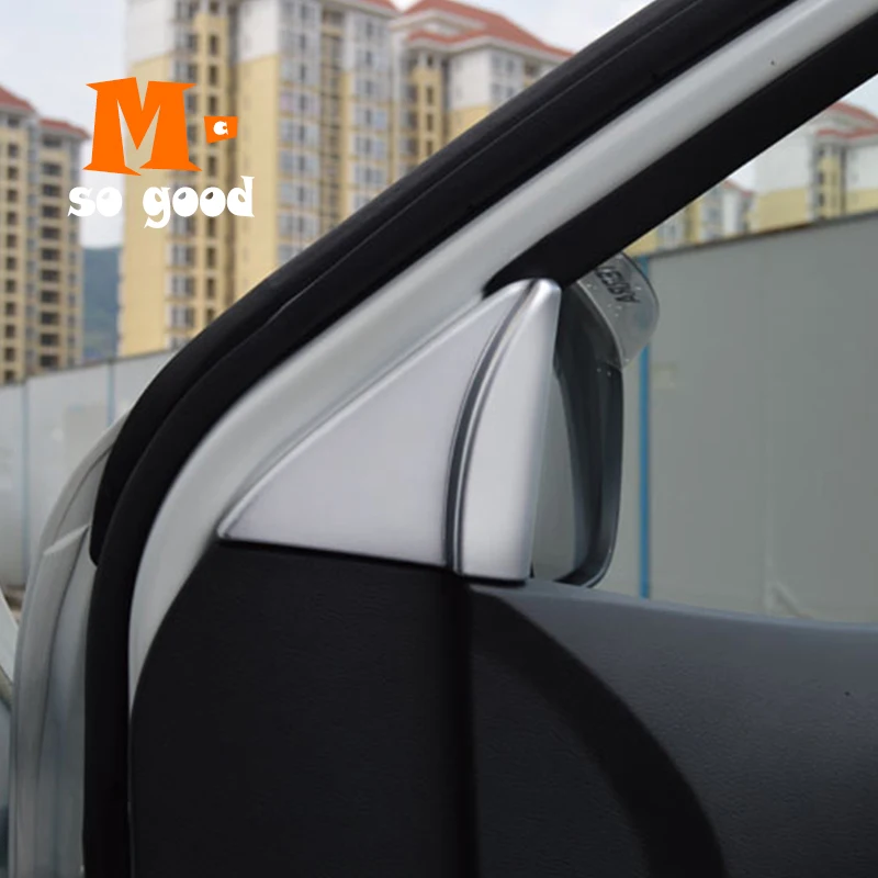 Для Nissan Navara NP300 салона А-столб динамик Рог кольцо Крышка отделка ABS хром автонакладка аксессуары