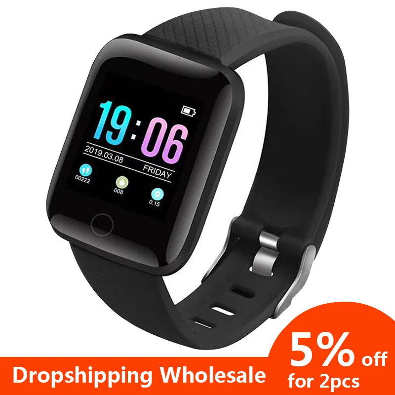 116 plus спортивные Смарт часы для мужчин и женщин D13 SmartWatch 2020 фитнес трекер шаг