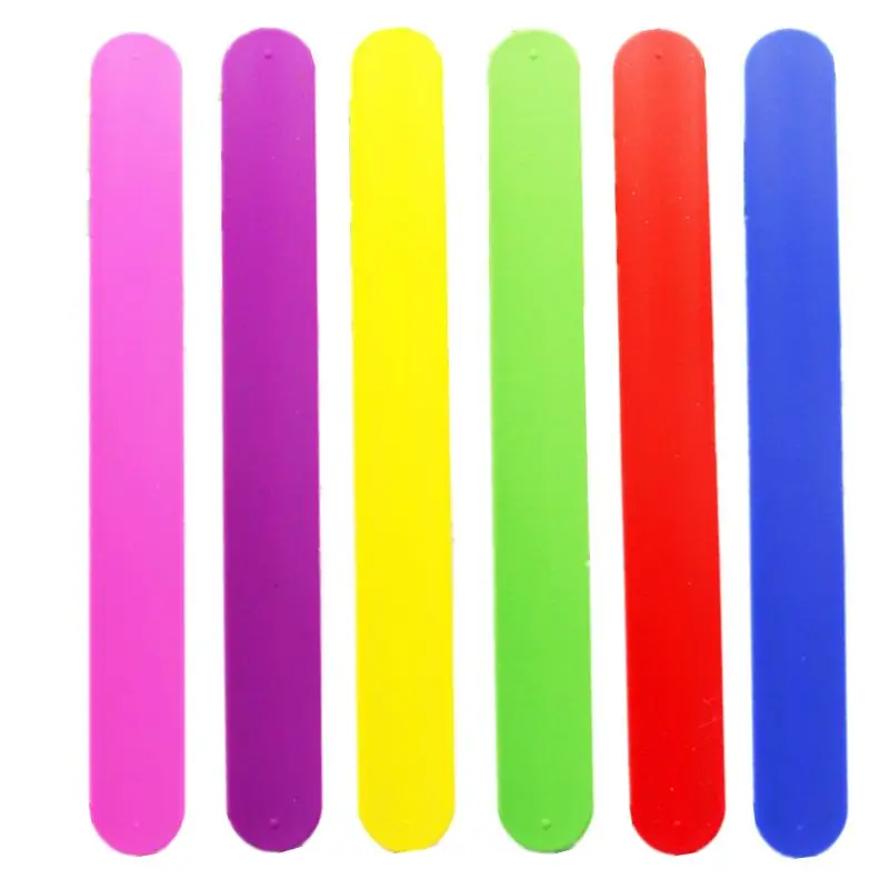 

Silicone Slap Bracelets - 24-Pack Kids Soft Bracelets Party Favors XX9E