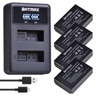 Batmax 1800 мАч LP-E12 LPE12 LP E12 батарея + светодиодный двойной USB зарядное устройство для Canon EOS 100D Kiss X7 Rebel SL1 EOS M10 DSLR камер