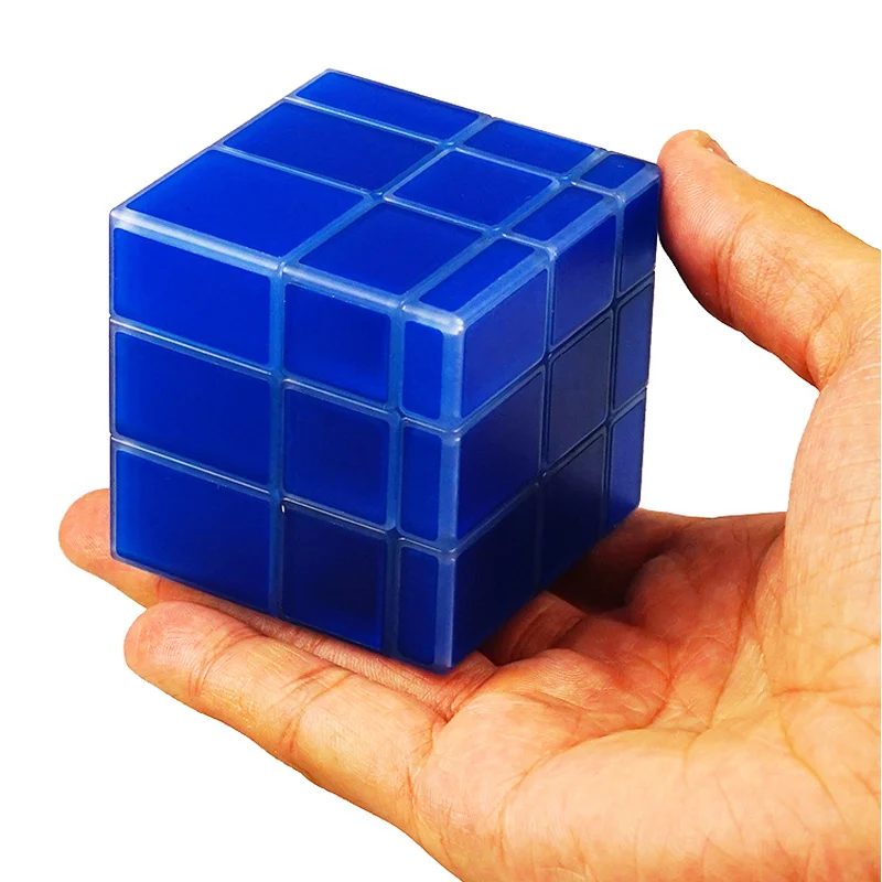 QiYi светящийся зеркальный куб 3x3x3 скоростная головоломка волшебная игрушка