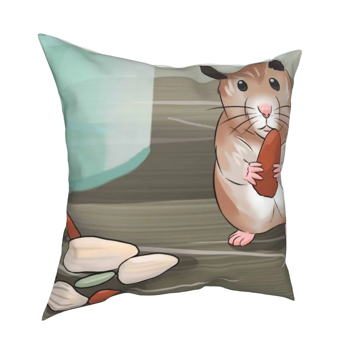 

Little animal hamster decoration cushion cover animal cute pet 45 cm linen pillow house culture home decoration pillow case