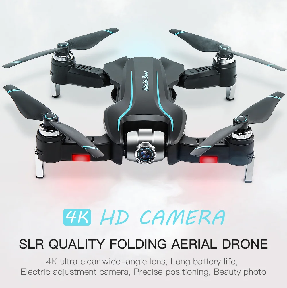 LAUMOX S17 RC Дрон с 4K регулируемой широкоугольной HD камерой оптический поток Дрон складной Квадрокоптер RC Вертолет VS SG106 XS812