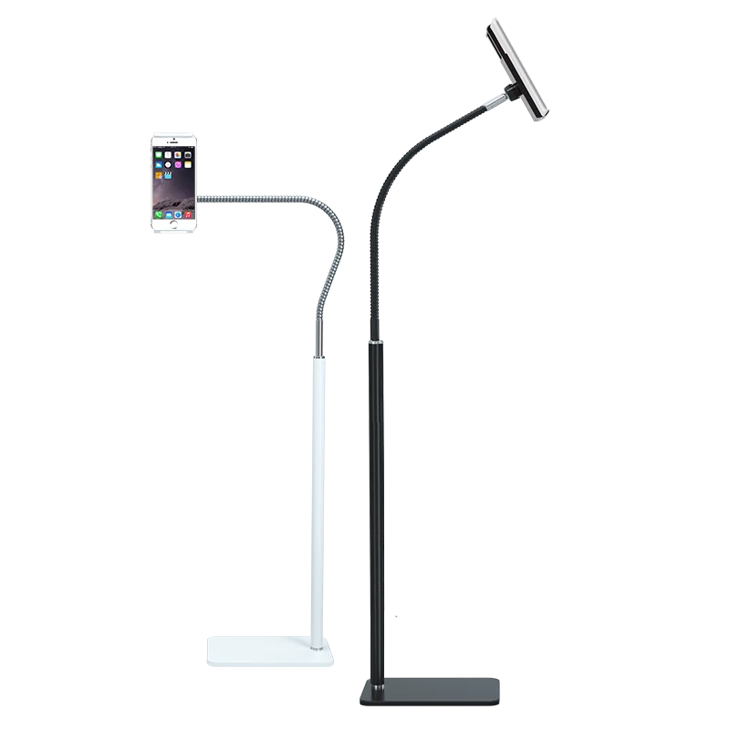 Miglior Tablet Regolabile Pavimento Supporto Del Basamento Flessibile A Collo Di Cigno Del Telefono Tablet Supporto Di Base Stabile Per 4.0-10.6 Pollici Telefono Tablet