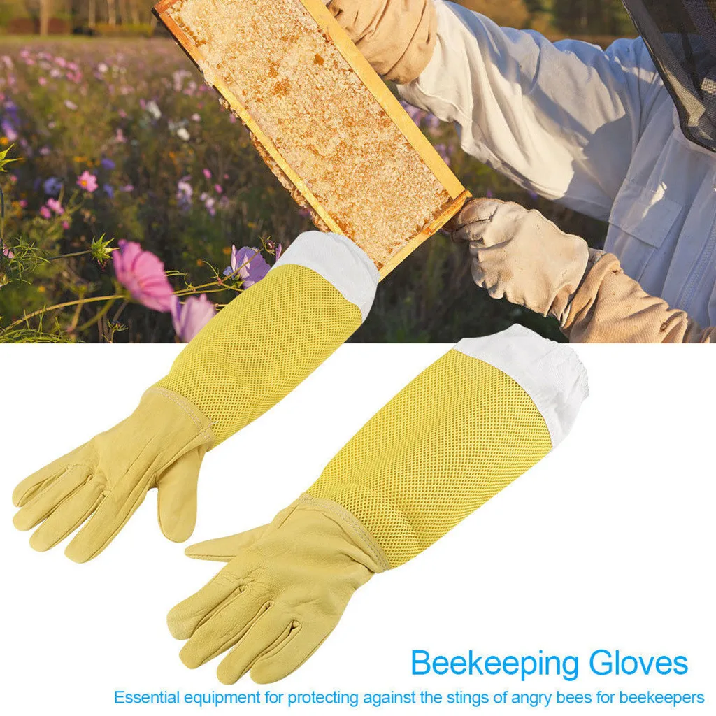 Перчатки для пчеловодства защитные рукава дышащие Пчеловодства с отверстиями