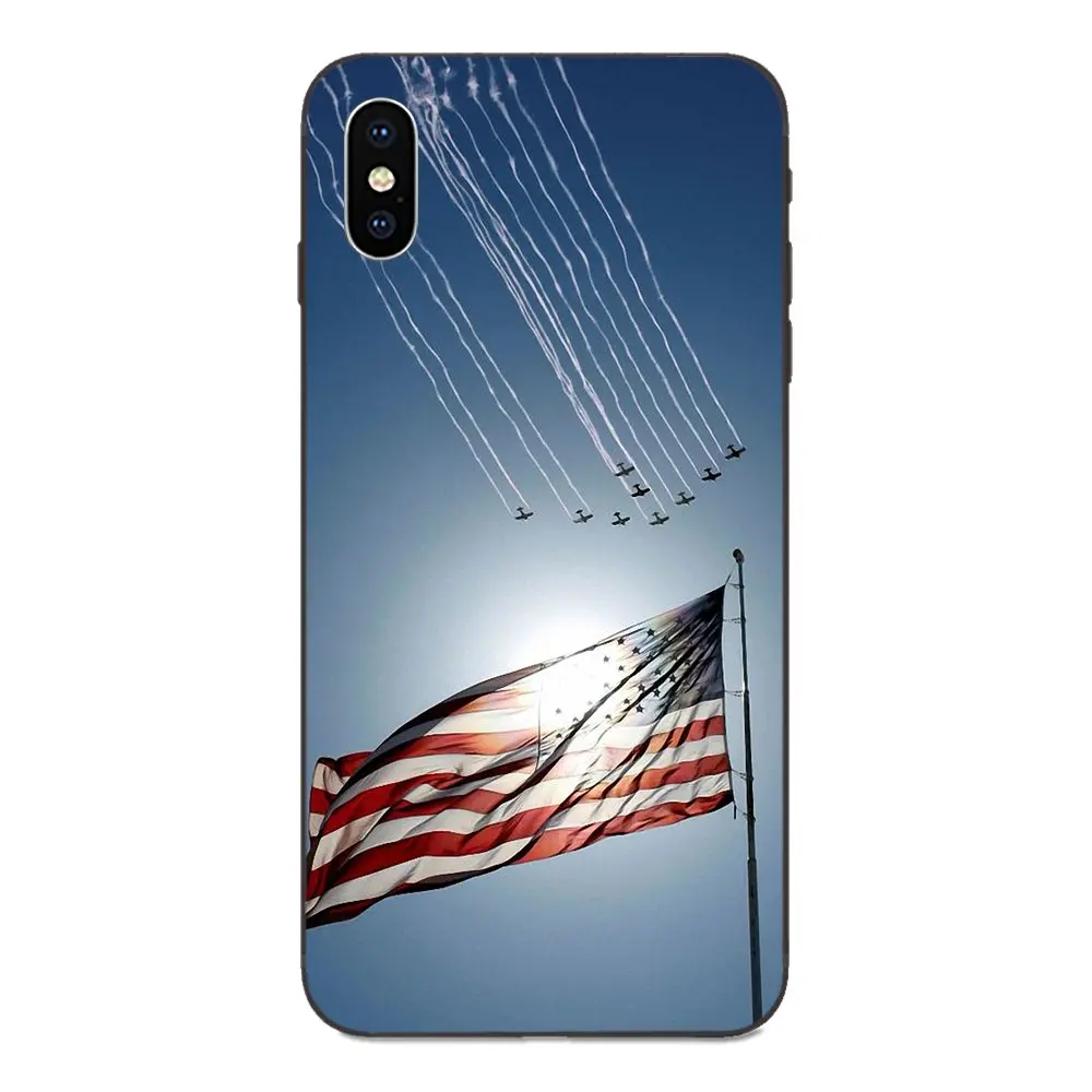 TPU Cute Skin Hotsale Usa America Flag For Huawei nova 2 2S 3i 4 4e 5i Y3 Y5 II Y6 Y7 Y9 Lite Plus Prime Pro 2017 2018 2019 | Мобильные