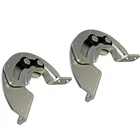 Скрытые скользящие петли, 90 градусов, концевые петли R6 из углеродистой стали, промышленное оборудование, дверные петли для шкафов, 2 шт.