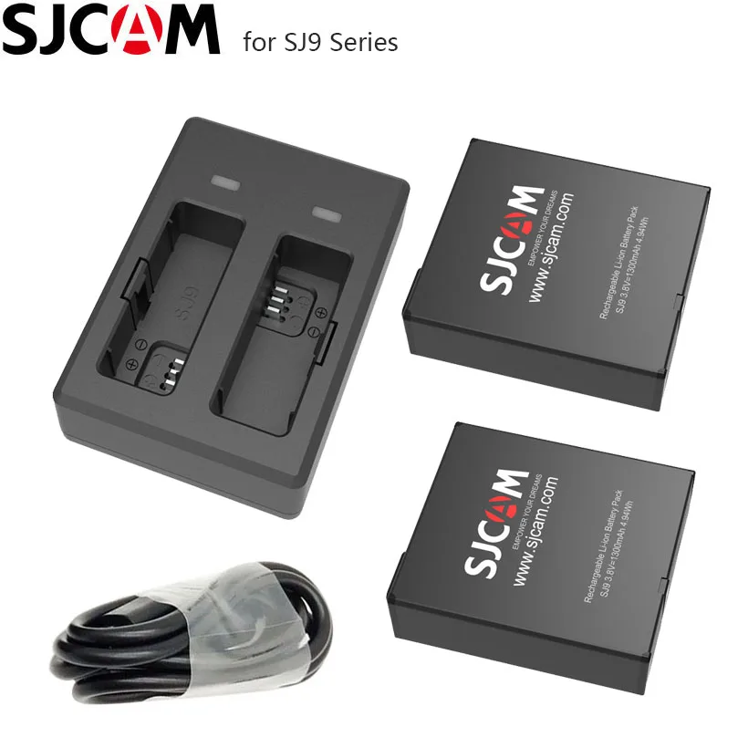 Оригинальный аккумулятор SJCAM SJ9 1300 мАч литий ионный дополнительный запасной для