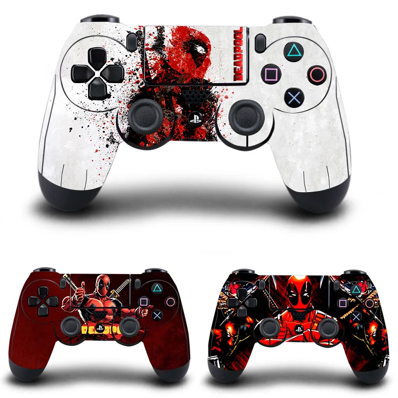 Фильм наклейки Deadpool PS4 контроллер виниловое покрытие наклейка Стикеры для sony