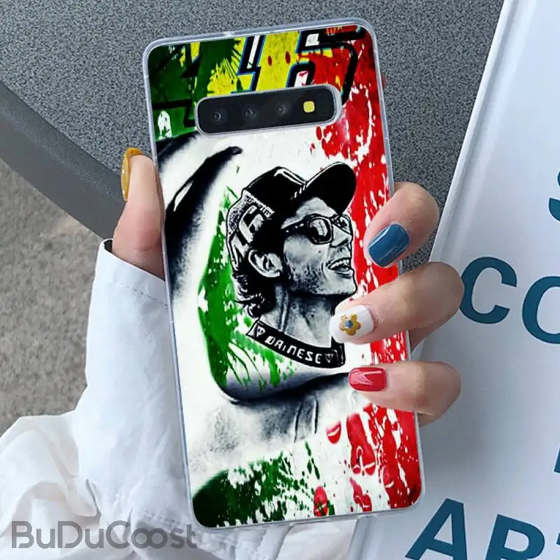 

The Doctor Rossi Motorcycle Racing Phone Case for Samsung GALAXY S10Plus E(lite) S7 S7edge S8 S8Plus S9 S9Plus S10