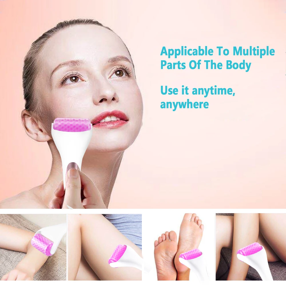 

Face Roller Cool Ice Roller Massager Skin Lifting Tool Pain Relief Face Massage Anti-wrinkles Face Lifting Skin Care Roller