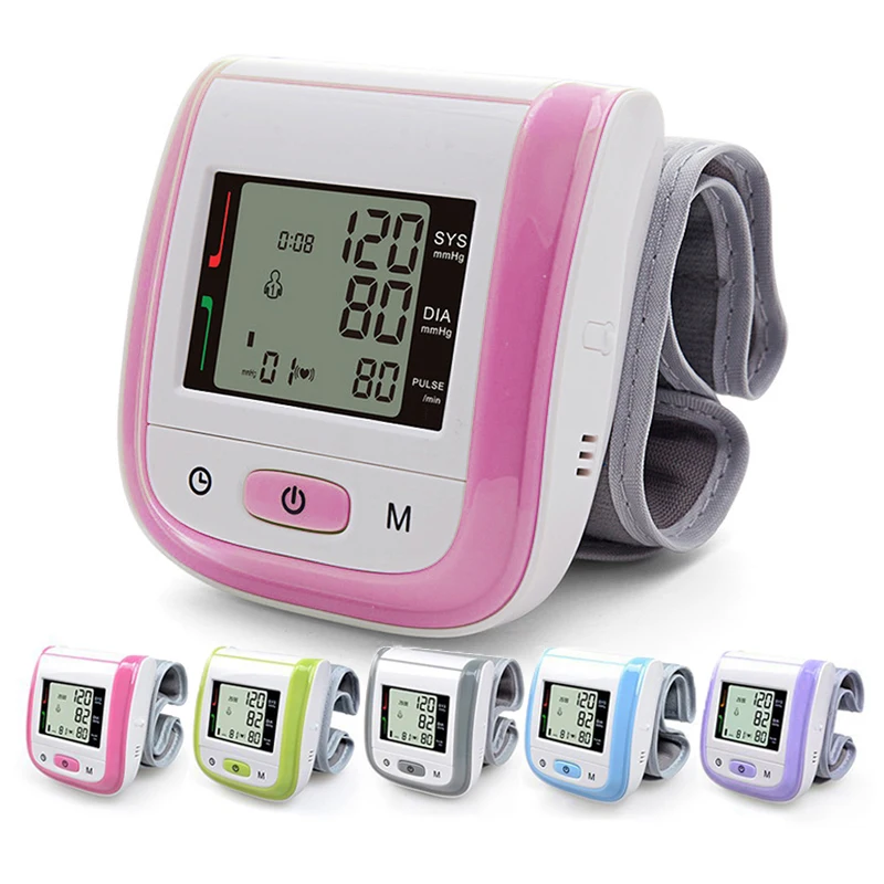 

Digital Wrist Tensiometro Digital Blood Pressure Heart Rate Health Monitor Tonometer Automatic Sphygmomanometer BP Cuff Meter