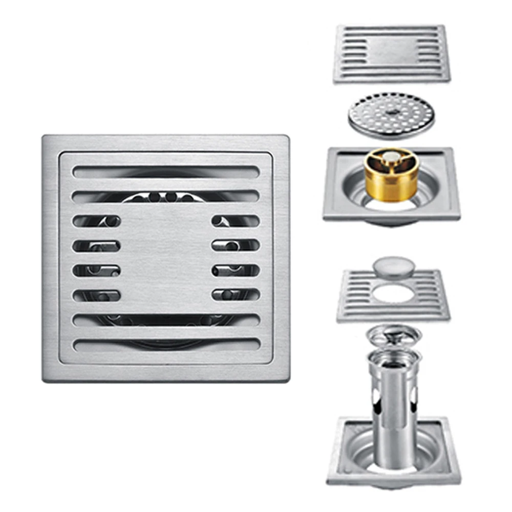 304 нержавеющая сталь ванная комната душ Трап отходов отдельный быстрый дренаж