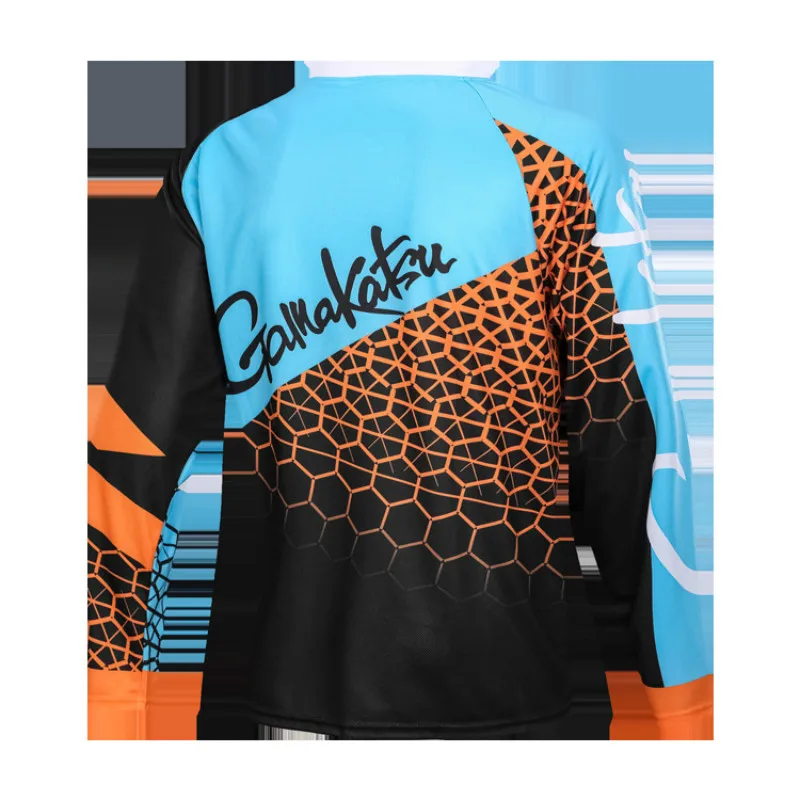 

Gamakatsu Men Fishing Clothes Moisture Wicking Breathable Long Sleeve Fishing T Shirt Sports Cycling Fishing Vest Fishing Shirts