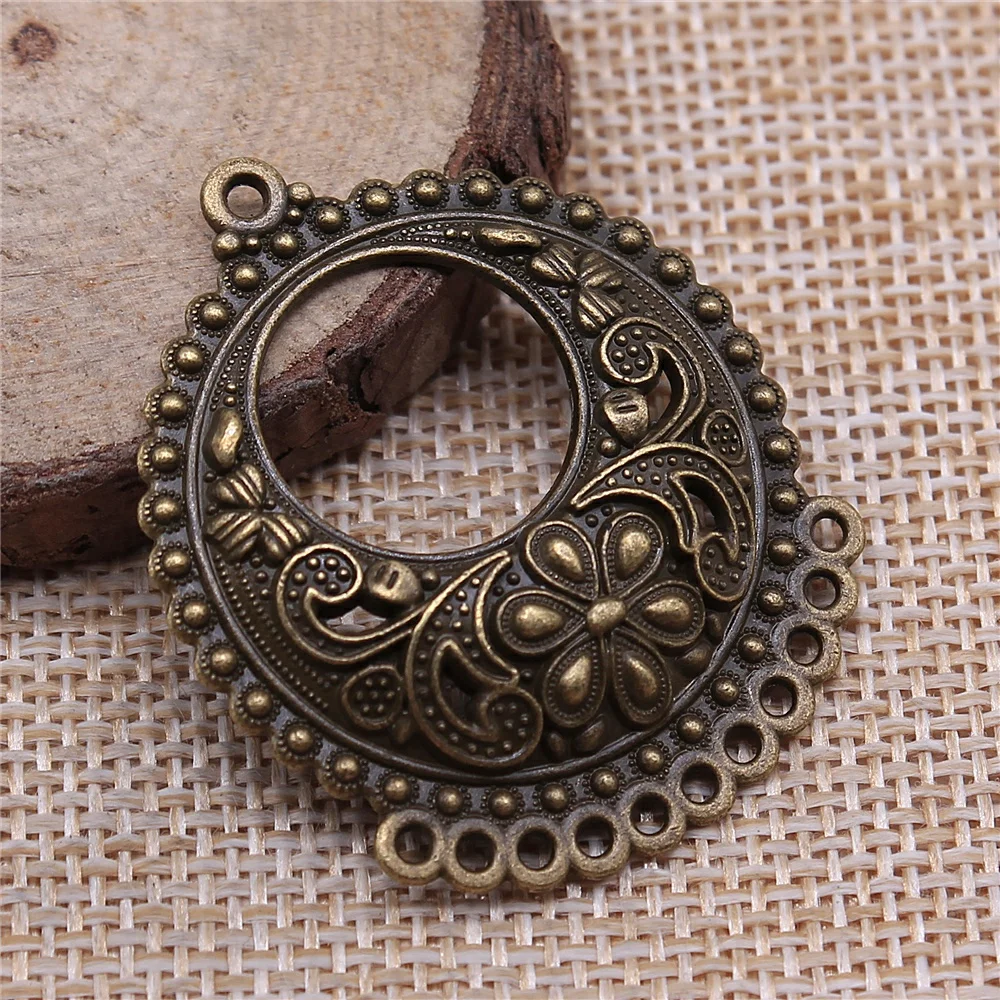 

3pcs 35x42mm Earrings Connection For Jewelry Making 2 Colors Earrings Connection Charm DIY Making