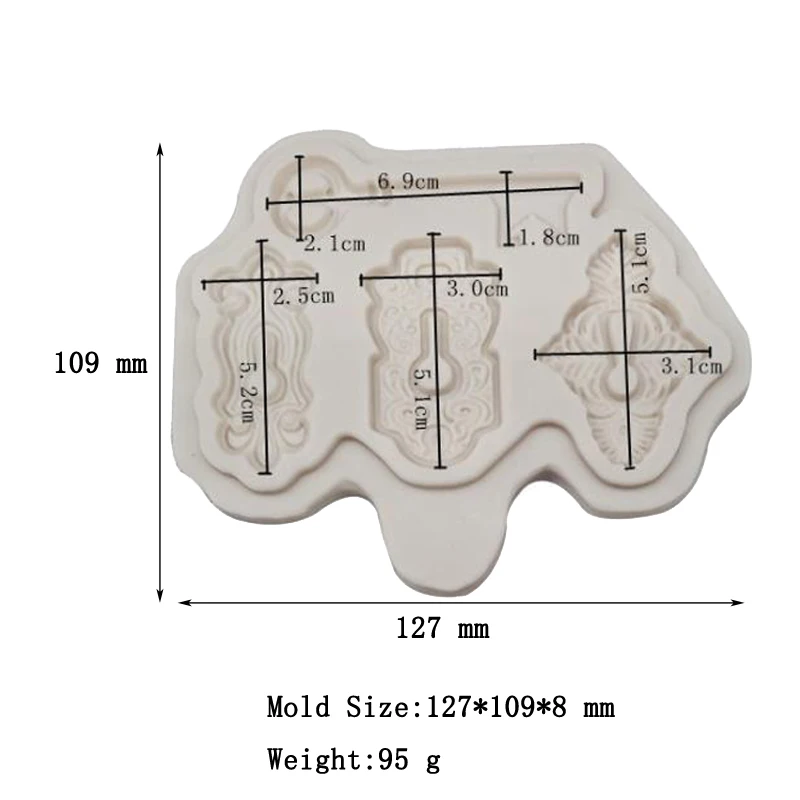 Meibum Locks Key Silicone Fondant Cake Mold Homemade Gum Paste Sugar Craft Pan Dessert Pastry Decorating Mould Baking Tools | Дом и сад