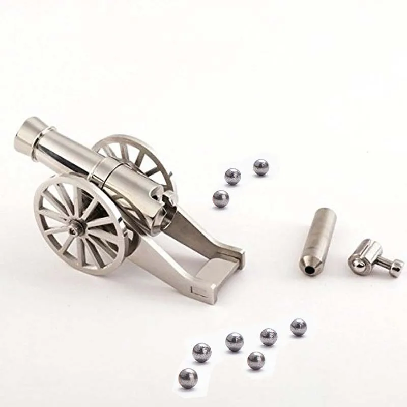 Миниатюрные металлические пушки Наполеона из нержавеющей стали настольная