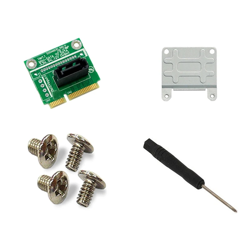 Адаптер mSATA SATA мини 7Pin адаптер металлический удлинитель полуразмер для 2 5 &quotи 3
