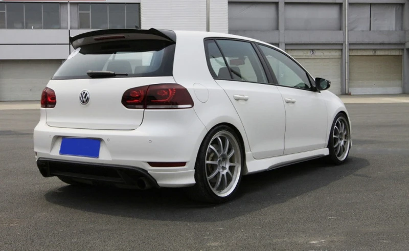 O Style спойлер на крышу из углеродного волокна для Volkswagen VW Golf 6 VI MK6 GTI & R20 2010 ~