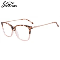 sasamia anti blue glasses frame oval female spectacles frame woman eyeglasses frame with clear lens fashion prescription glasses