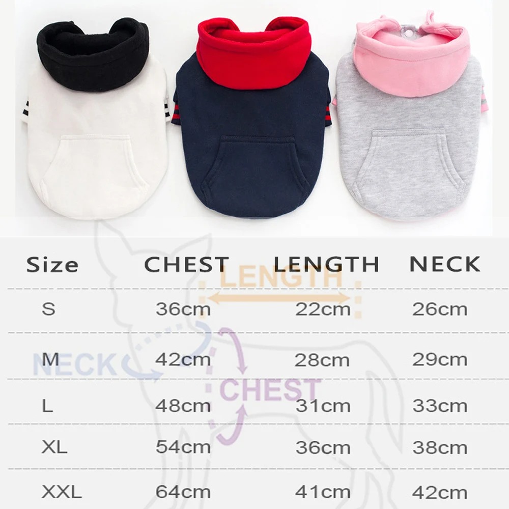 Одежда для собак толстовка с капюшоном одежда зимняя теплая спортивная