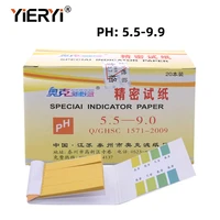 yieryi 100 pcs 80 ph strips 5 5 9 0 litmus paper ph tester papers universal indicator paper test for water aquarium