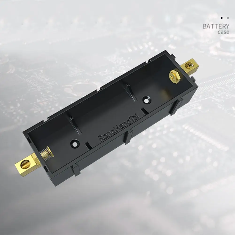 Слот для батареек, совместимых с 21700, для хранения литиевых аккумуляторов без пайки, с высоким током, соединяемый винтами из меди.