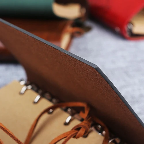 Винтажные канцелярские принадлежности лист из искусственной кожи Тетрадь