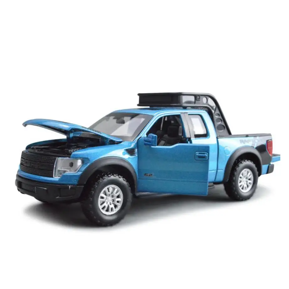 Лидер продаж модель автомобиля Ford F150 SVT Raptor 1:32 с литым под давлением колесом
