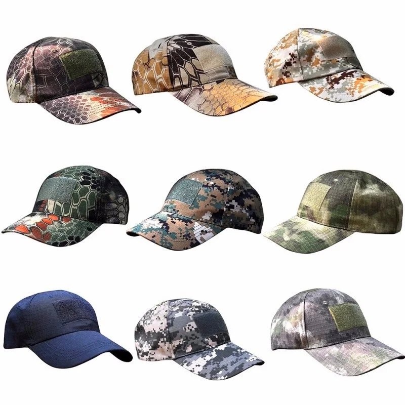 

Outdoor Military Cap Tactical Combat Camouflage Cap Outdoor Fishing Climbing Sun Hats Hunting Hiking Trekking Baseball Cap