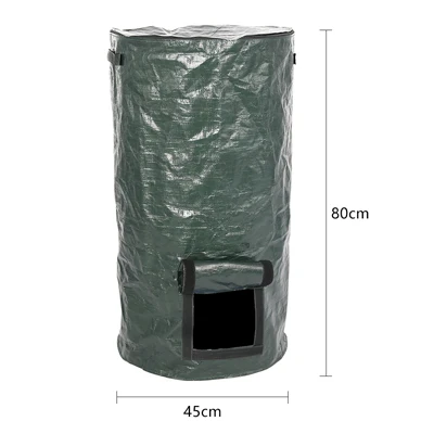 45x80cm Пробиотики сумки фермент кухня утилизация отходов домашние органические отходы PE мешок для компоста овощей растут мешок Садовые принадлежности - Цвет: 45x80cm