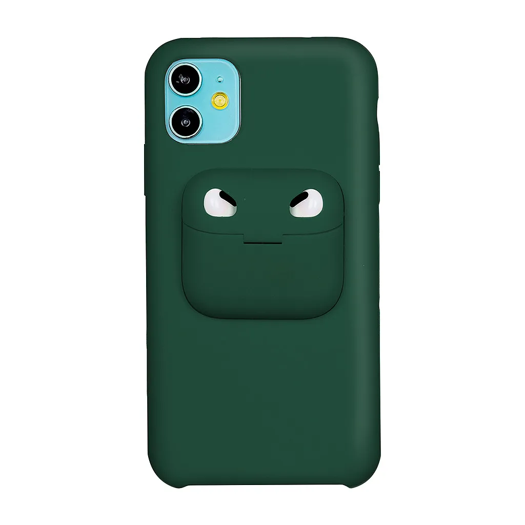 2 в 1 очки Demon для AirPods Pro защитный чехол телефона IPhone 11 /11 pro Max и A30 | Мобильные