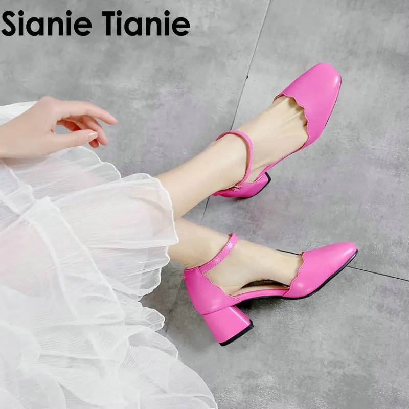 Фото Женские босоножки на квадратном каблуке si001 свадебные сандалии цвета слоновой