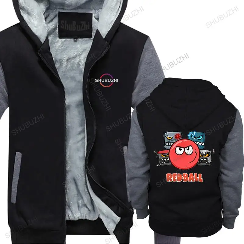 

homme cotton hoodies zipper brand winter clothing Red Ball 4 - The Crew men's warm hoody vintage fleece jacket for man oversized