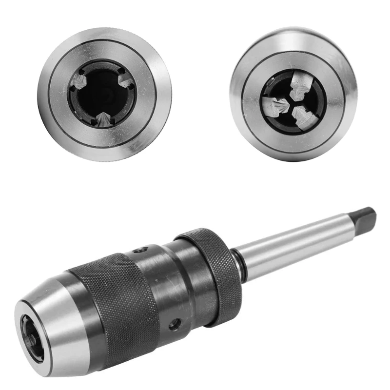 Самозатягивающийся сверлильный патрон с хвостовиком для токарного станка