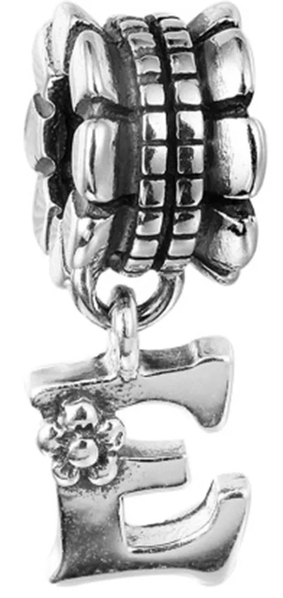 

NEW 100% 925 Sterling Silver limited Edition Twenty-six letters Pendant Charm Fit DIY Women Original Bracelet Fashion Jewelry