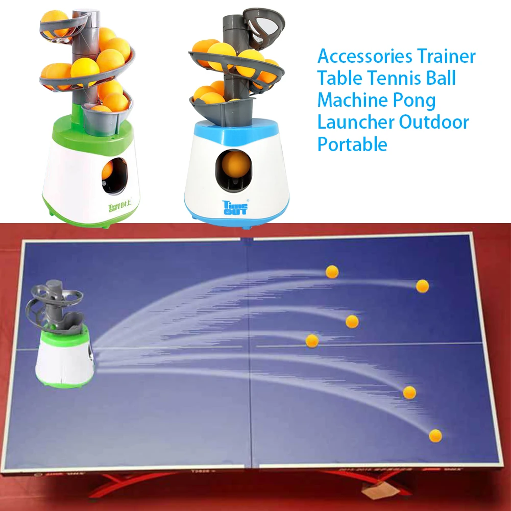 Equipment Pong Launcher Automatic Outdoor Portable Accessories Professional Pitcher Trainer Table Tennis Exercise Ball Machine | Спорт и