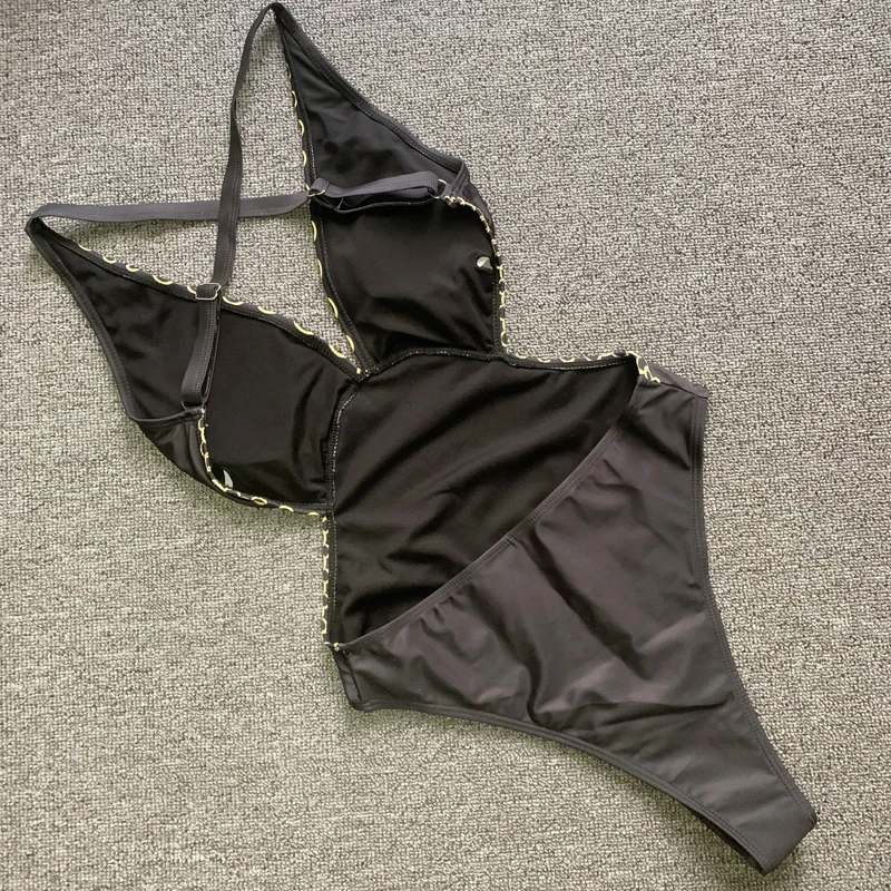 Женская пляжная одежда купальный костюм сексуальный Новый Цельный купальник с