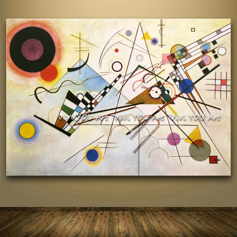 Известное произведение искусства картина маслом Ручная роспись Современная WASSILY