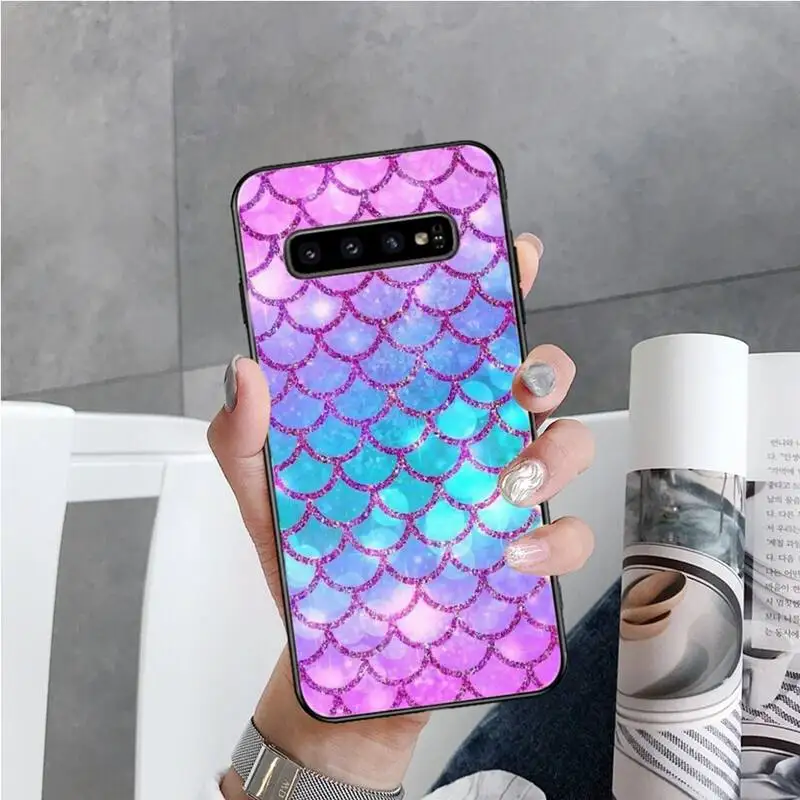 

Mermaid Tail Scale Phone Case For Samsung Galaxy S5 S6 S7 S8 S9 S10 S10e S20 edge plus lite