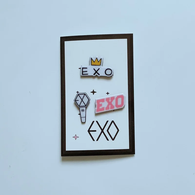 Kpop Blackpink Exo Seventeen Twice Got7 брошь вокруг той же модели броши штырь отворотом женские аксессуары Новинка